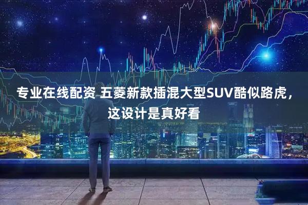 专业在线配资 五菱新款插混大型SUV酷似路虎，这设计是真好看